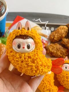 今天吃 labubu 天妇罗炸虾🍤