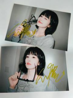 白鹿 签名照