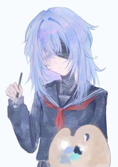 发一下画的校服