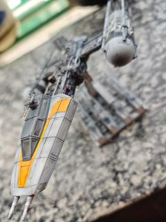 万代星球大战1/72  Y翼战机 细节满满 涂装旧化 