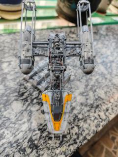 万代星球大战1/72  Y翼战机 细节满满 涂装旧化 