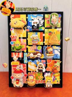 labubu怪味便利店盲盒收纳✨给我看饿了耶👀～
收纳画两