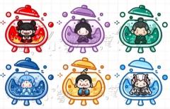 哪吒一大隐藏
敖丙、敖光一小隐藏