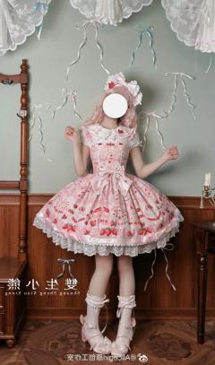 夏日必备甜品柄图的小甜裙🍰
 #alicegirl #Lo