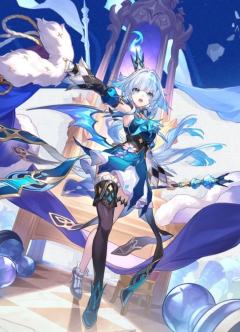 自己画的刻律德菈
（第一张原图）
不敢画脸，因为画了几次都没