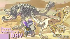 太好了是龙性恋我们有救了！
总之搬一下自己的情人节贺图给大家