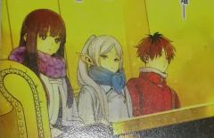 为什么菲伦围巾在动漫里是偏蓝色而原画里偏紫色？