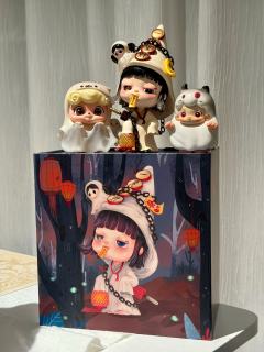 第一次接触到这个新的IP…醒醒白无常上大分😍好多磁吸配件，