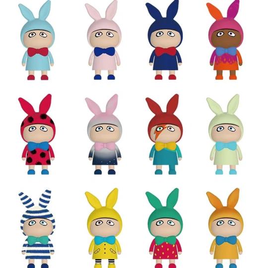 POPMART泡泡玛特 迷你A仔系列手办盲盒摆件潮流玩具周边创意礼物12个