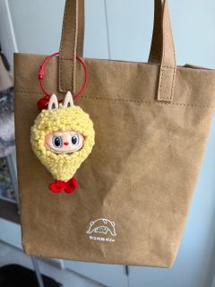 自制平替炸虾🍤🍤钩织团子的外皮，把拉布布头塞进去，完活儿