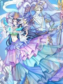 她是须颜海的主人海公主海颜,是大海中唯一一条人鱼,一双深蓝色