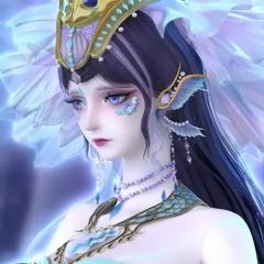 她是须颜海的主人海公主海颜,是大海中唯一一条人鱼,一双深蓝色