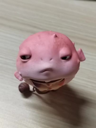 终于想起来在哪见过这粉河豚了