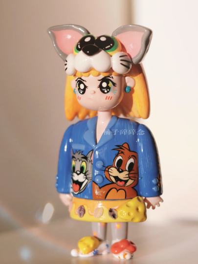 Momoko改娃——猫和老鼠底娃:虞美人✨原创改娃，🈲抄袭/二改/商用！✨临摹请标明出处！！尊重每位努力学习进步的人！