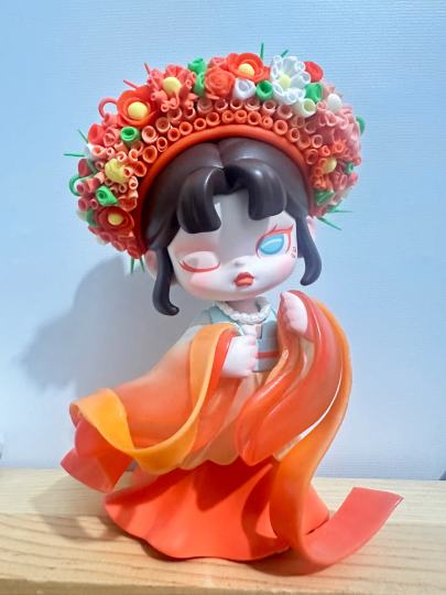 anita也超适合簪花～