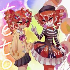 teto生日快乐呀！
是辣妹铁头和马戏团铁头🔻🔻