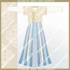 【待出】刚画完的可爱汉服，期待出样衣！！
