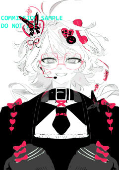 一些画过的单色（存疑）对称头合集！