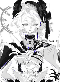 一些画过的单色（存疑）对称头合集！