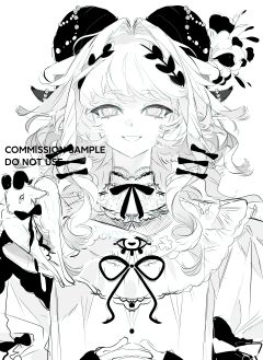 一些画过的单色（存疑）对称头合集！