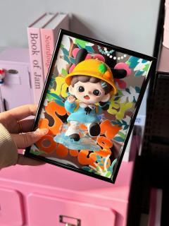 镜面通版小画来啦✨～
真的超级百搭，试了我一柜子的娃☺️
下