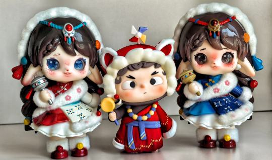 斗鸡眼和两个美女