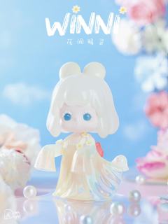 春日氛围感的花间精灵