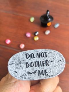 Do not bother me
Witch is slee