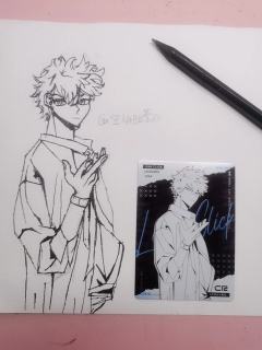 挑战随便抽一张卡来画（1），会是谁呢？，嗯，竟然是，陆光？？
