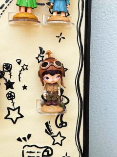 小野小王子盲盒画🦊3D砂岩肌理质感满满～
这幅画真的好治愈