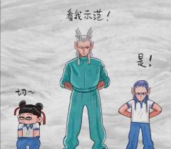 当敖光同时教哪吒和敖丙
