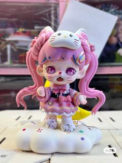 超可爱的Hello Kitty妹妹改娃。（进口材料捏捏，摩擦