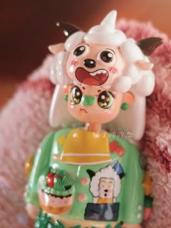 Momoko改娃——懒羊羊大王
✨原创改娃，🈲抄袭/二改/