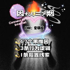 “因为有火,所以有烟”就像“咖啡因来自咖啡果,咖啡果是因,咖
