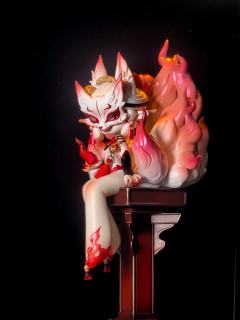 【彼岸花开，焰火升腾】
给我们九尾狐和彼岸小宝来一组写真
狐