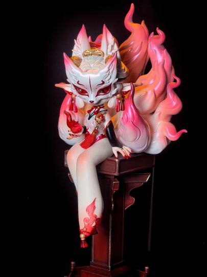 【彼岸花开，焰火升腾】给我们九尾狐和彼岸小宝来一组写真狐狐真的很有气势了🥰