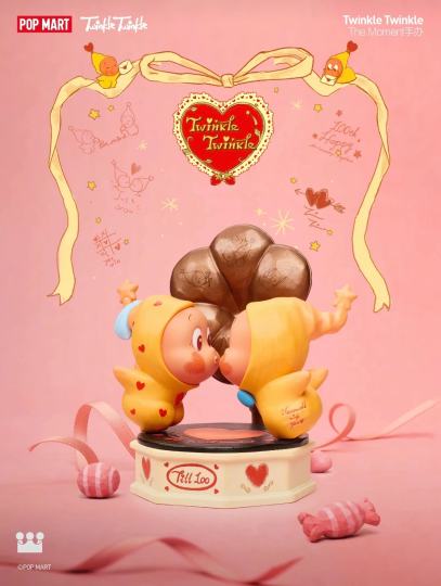 爱的乐章奏响💖
星星人也沉浸其中，忍不住相互靠近这一刻，星光照耀一切
也照亮了唱片机上与爱相关的点点滴滴
满溢心间的爱意幻化成微小爱心浮现在星星人身上印刻在唱片机上的“Till 100”是比永远更具象