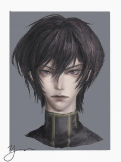 比雨宫莲还难画的头发出现了…