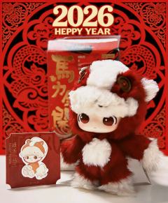 终于收到我可爱的dimoo通关马了，我2026一定顺顺利利，