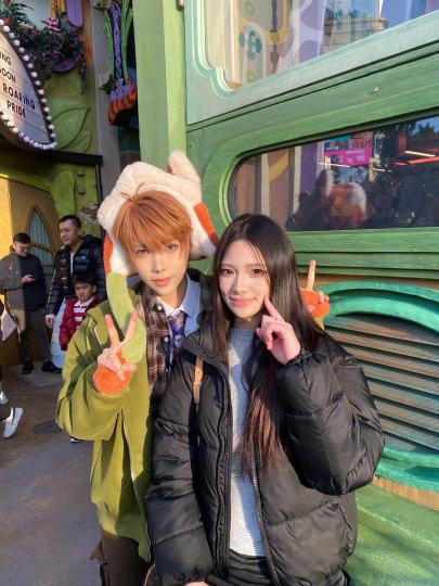 就这样在迪士尼偶遇爵鸽！