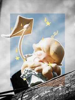 风来的时候，连小云朵都想跟着风筝去流浪