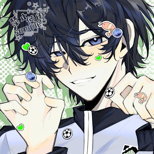 本身画风眼睛就比较细长，感觉不够味😔