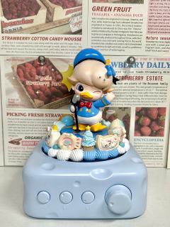 谁能拒绝一只唱歌的唐老鸭啊!用Dimoo唐老鸭献唱的娃改了奶