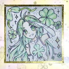 是给亲友的无偿😋😋好久没画签绘板了这下画爽了