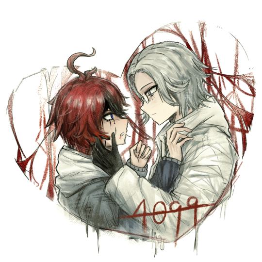 我想攒点正比例图，这是细化的！主页发的稿件都是没细化的草图稿！我一直在画同人啊啊