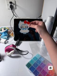 因为每次拼豆烫出来都有很多孔,然后在网上搜了很多教程,但是全