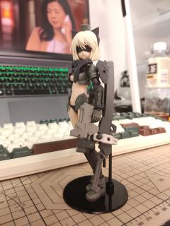 去年拼的，拼完头雕后就被惊艳了，戴眼罩又是另一种飒爽风味儿，