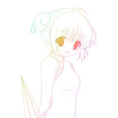 其实一直画的都是没有高光版本，感觉点高光萌萌的🥺 好纠结 