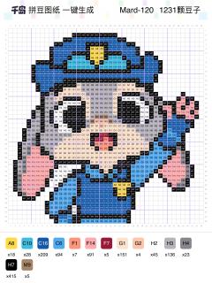 拼豆子今天为大家带来的是疯狂动物城拼豆图纸合集！
😍喜欢狐