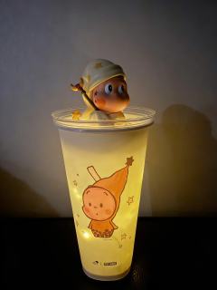 喜茶星星人联名奶茶杯改造成功！太可爱了！
